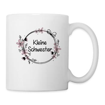 Kleine Schwester - Tasse - Weiß - Rechts