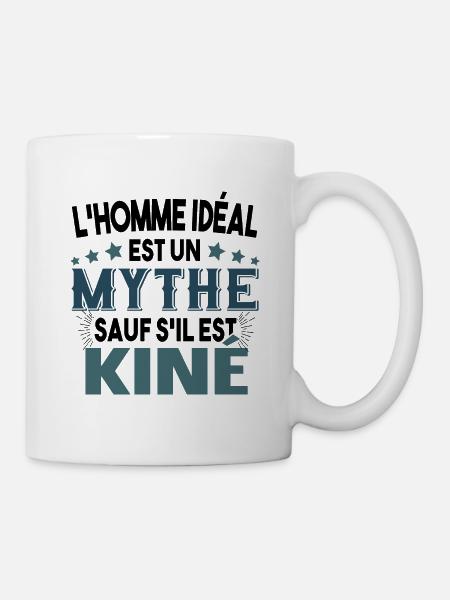 Kiné Kinésithérapeute Métier Médecin Cadeau Humour - Mug blanc - blanc