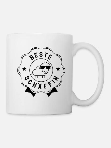 BESTE CHEFIN SCHÄFFIN BOSSIN - Tasse - Weiß