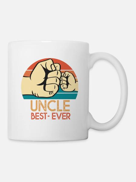 Geschenk Onkel Onkel bester Onkel aller Zeiten Onkel - Tasse - Weiß