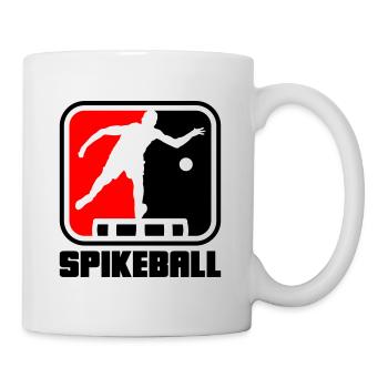 Farben änderbar | Roundnet Spike Ball Spikeball - Tasse - Weiß - Rechts