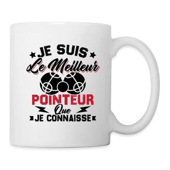 Je Suis Le Meilleur Pointeur Que Je Connaisse - Mug blanc - blanc - Droite