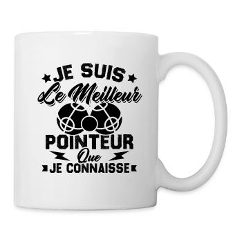 Je Suis Le Meilleur Pointeur Que Je Connaisse - Mug blanc - blanc - Droite