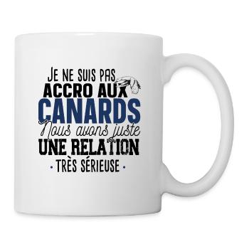 Canard Caneton Animal Cadeau Humour Chasseur - Mug blanc - blanc - Droite