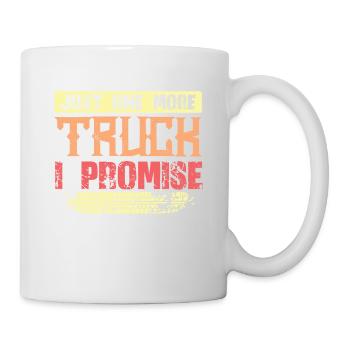 Trucker Cool Saying - Mug - white - Right