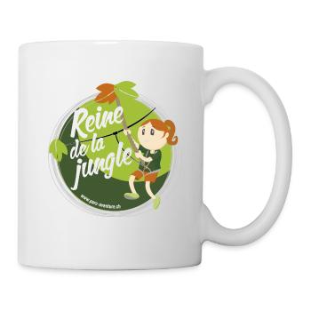 Reine de la jungle - Mug blanc - blanc - Droite