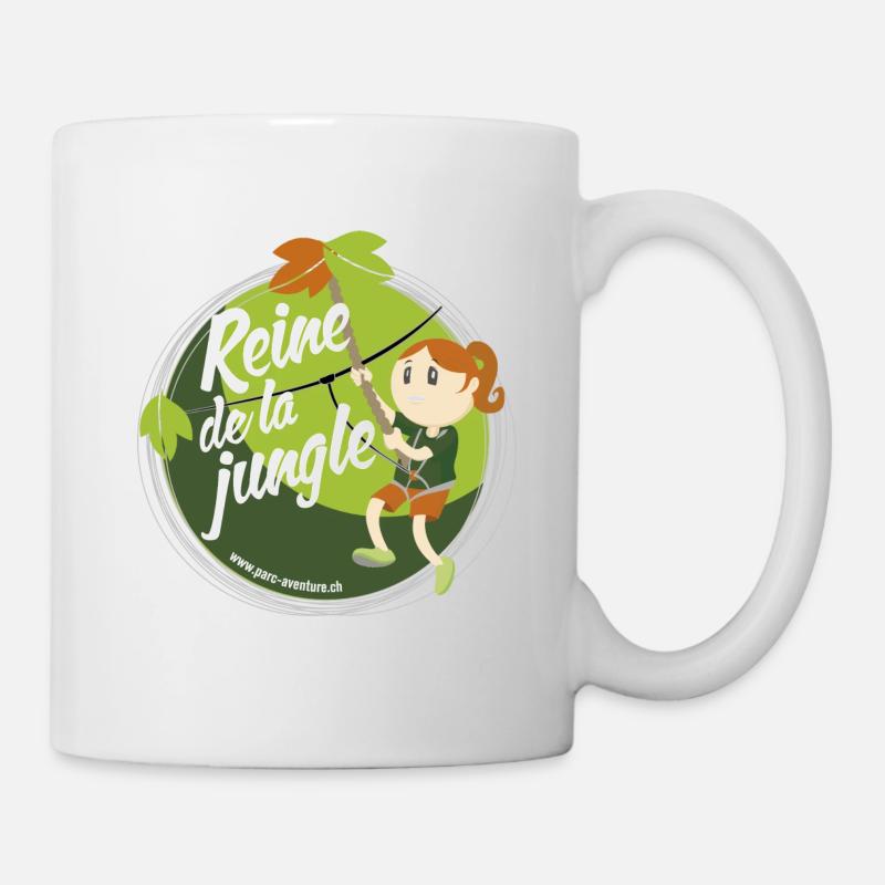 Reine de la jungle - Mug blanc - blanc