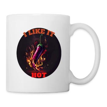Hot Chilli: I like it hot - Mug - white - Right