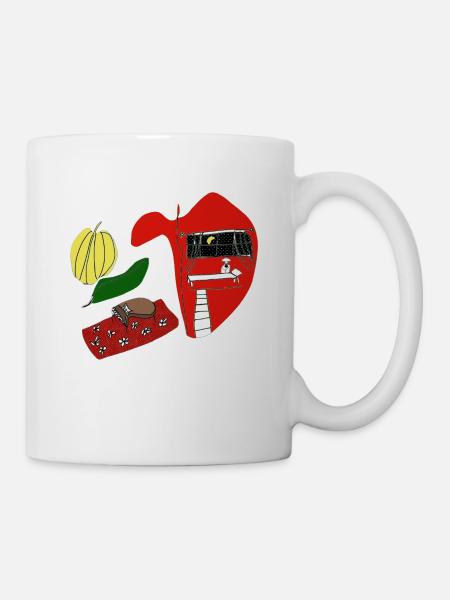 La nuit - Mug blanc - blanc
