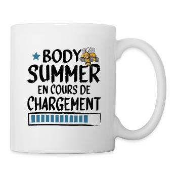 Body Summer Chargement Cadeau Musculation - Mug blanc - blanc - Droite