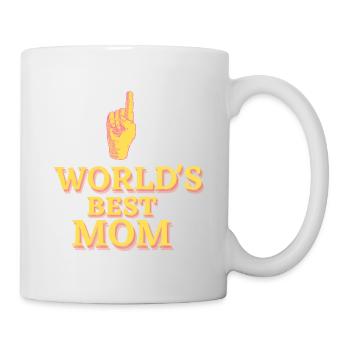 LA MEILLEURE MAMAN DU MONDE - Mug blanc - blanc - Droite