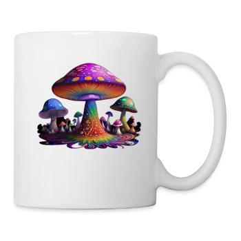 Mushrooms - Tasse - Weiß - Rechts