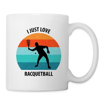 Racqueetball - Mug - white - Right