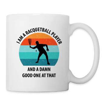 Racqueetball - Mug - white - Right