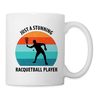 Racqueetball - Mug - white - Right