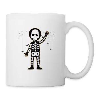 Skeleton, Halloween, Spooky vibes - Mug - white - Right