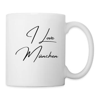 I Love München - Tasse - Weiß - Rechts