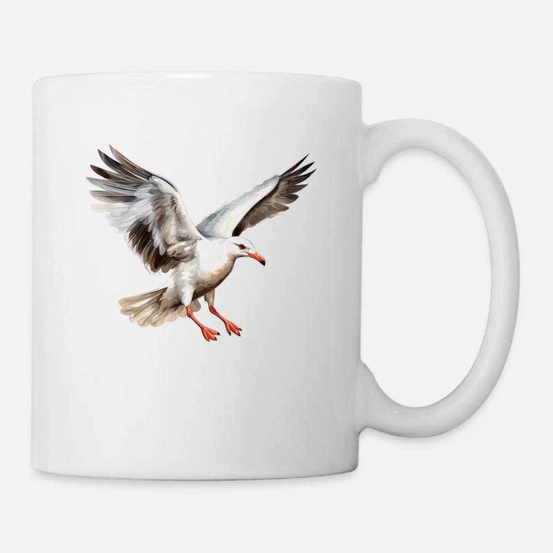 Mouette - Mug blanc - blanc