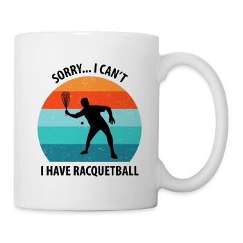 Racqueetball - Mug - white - Right