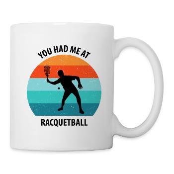 Racqueetball - Mug - white - Right