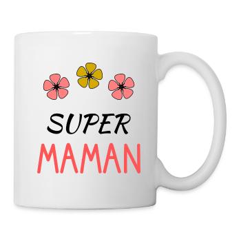 NOËL. ANNEE. ANNIVERSAIRE. RETRAITE. PAPA. MAMAM. - Mug blanc - blanc - Droite