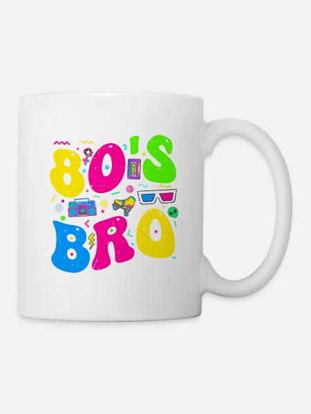 Das ist meine 80er-Jahre-Bro-, 80er-90er-Jahre-Party - Tasse - Weiß