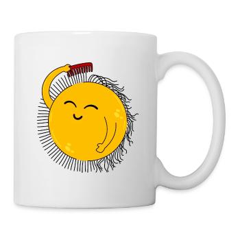 Sun and positivity - Mug - white - Right