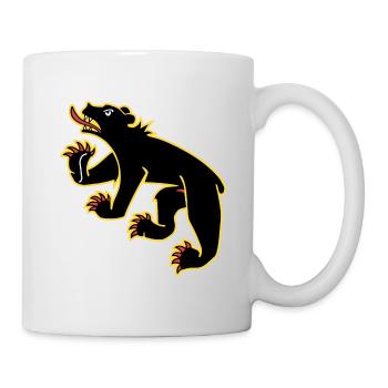 Flagge von Bern - Tasse - Weiß - Rechts