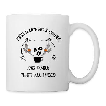 Bird Watching Bird Watching Birding Coffee - Mug - white - Right