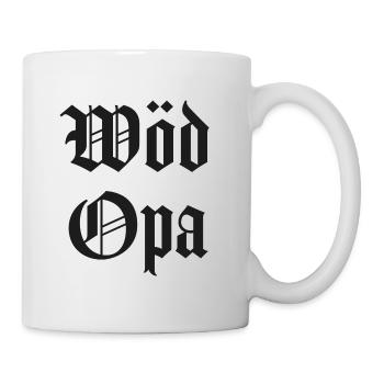 Wöd Opa Österreich bester Opa - Tasse - Weiß - Rechts