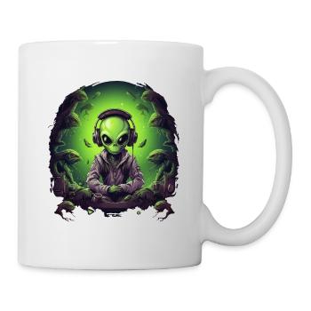 Cadeau extraterrestre Gamer Gamer, Créature extraterrestre - Mug blanc - blanc - Droite