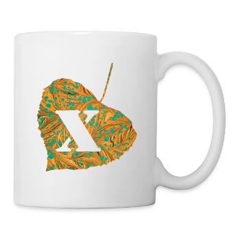 Feuille E 95 x - Mug blanc - blanc - Droite