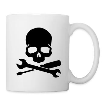 Skull Tool Workwear - Mug - white - Right