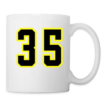 35 Number Leotard - Mug - white - Right