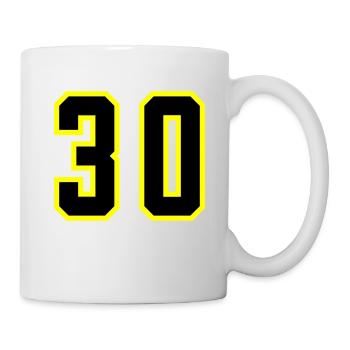 Justaucorps à 30 chiffres - Mug blanc - blanc - Droite