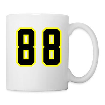 88 Number Jersey - Mug - white - Right