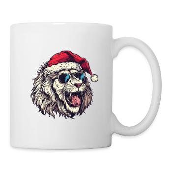 Lion Christmas Funny - Mug - white - Right