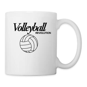 Révolution du volleyball - Mug blanc - blanc - Droite
