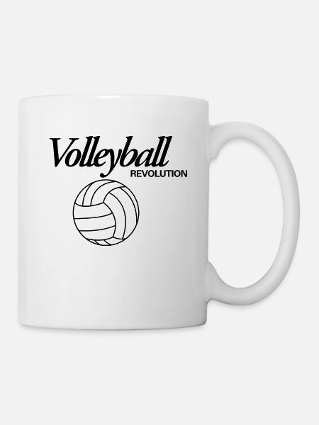 Volleyball Revolution - Tasse - Weiß