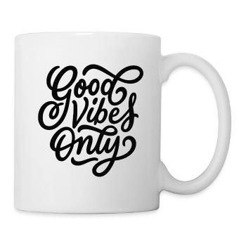 Ambiance festive Lettrage à la main - Mug blanc - blanc - Droite
