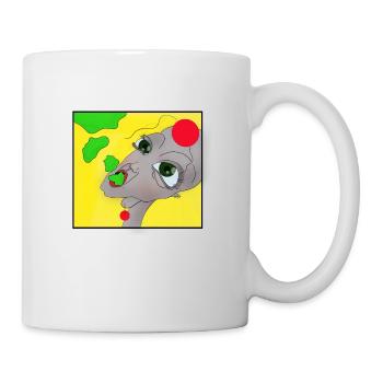 verschluckt 1.2 - Tasse - Weiß - Rechts