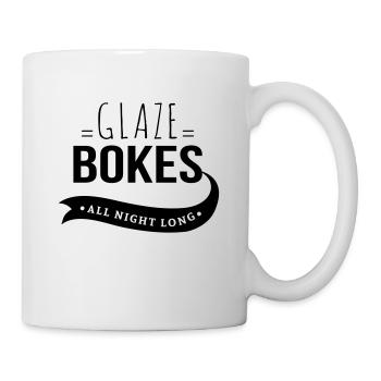 Bokes Glasur, die ganze Nacht lang - Tasse - Weiß - Rechts