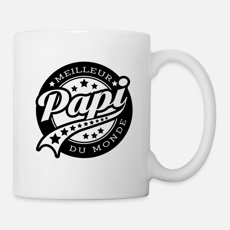meilleur papy du monde - Mug blanc - blanc