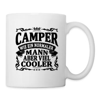 camper aber viel cooler - Tasse - Weiß - Rechts