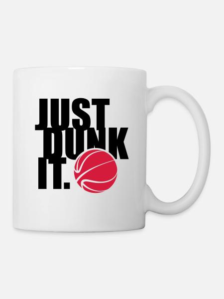 JUST DUNK IT - Mug - white