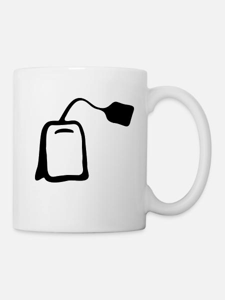 Teebeutel - Tasse - Weiß