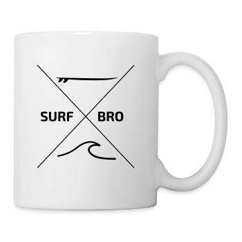 SURFBRO X - Tasse - Weiß - Rechts