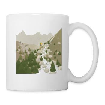 Freiraum_Trekking - Tasse - Weiß - Rechts