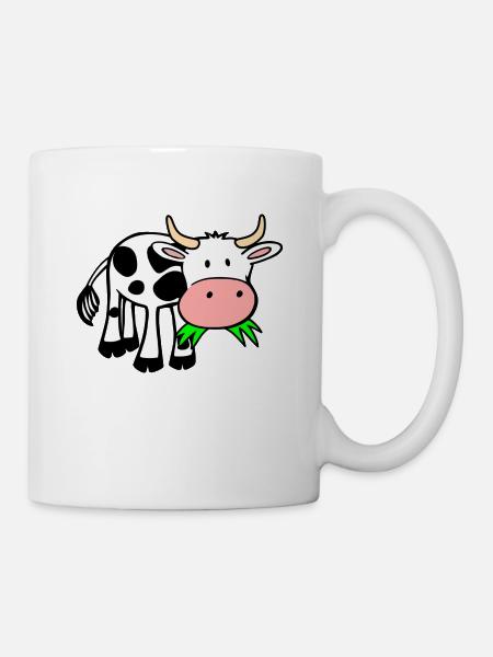 vache - Mug blanc - blanc