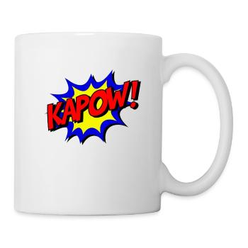 Comic "KAPOW!" - Tasse - Weiß - Rechts